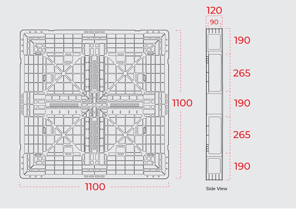 product dimension - N4-1111SL