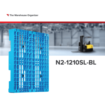 N2-1210SL (Blue) - Plastic Pallet | Buy N2-1210SL (Blue) online in Plastic Pallet category