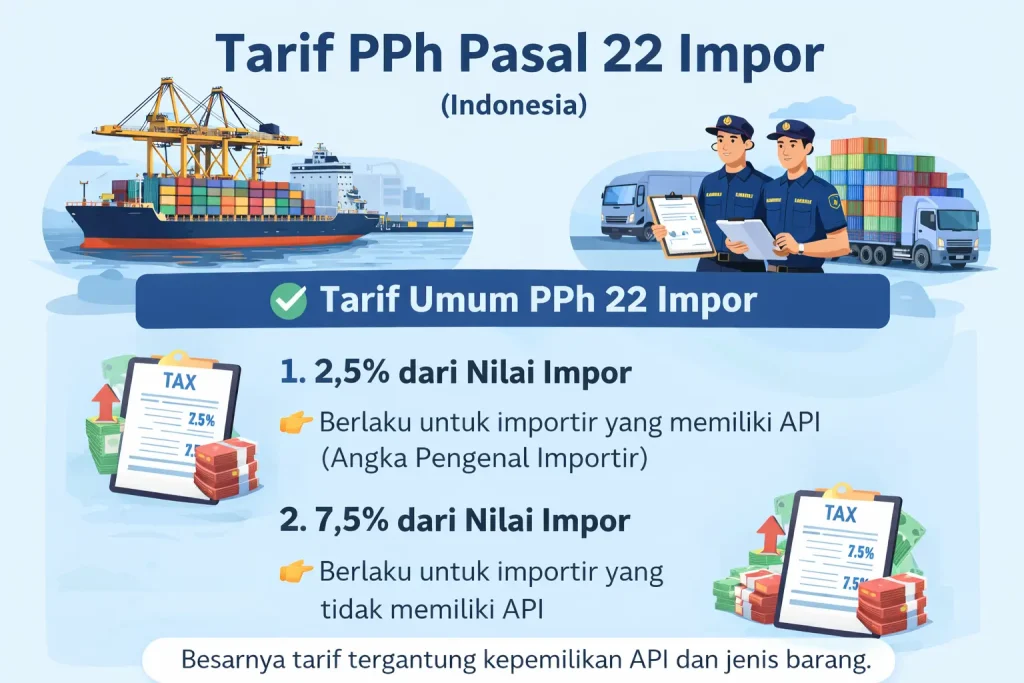 tarif pph 22 impor